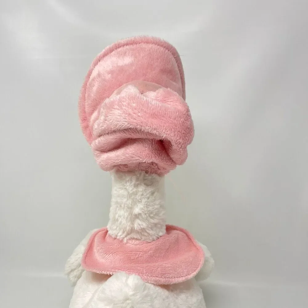 Cuddle Barn Mother Goose Read Along Talking Soft Plush Animatronic Toy Pink